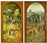 Temptation of St. Anthony, outer wings of the triptych by Hieronymus Bosch